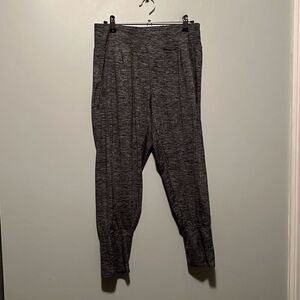 Women's Heather Gray Marled Knit Joggers